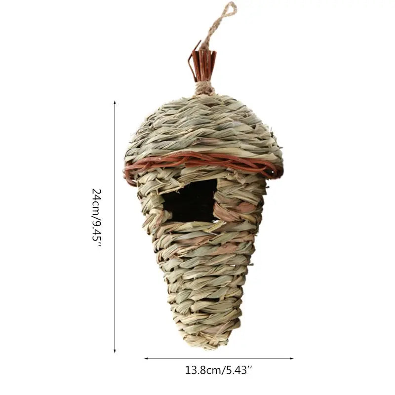 Dm Prime Fenix Loja de produtos para passaros - Casinha De Passarinho Ecológica Para Parques E Áreas Verdes - Casa de Passarinhos - 1 - Casa de Passarinhos Artesanal tamanhos 24cm-13,8cm.