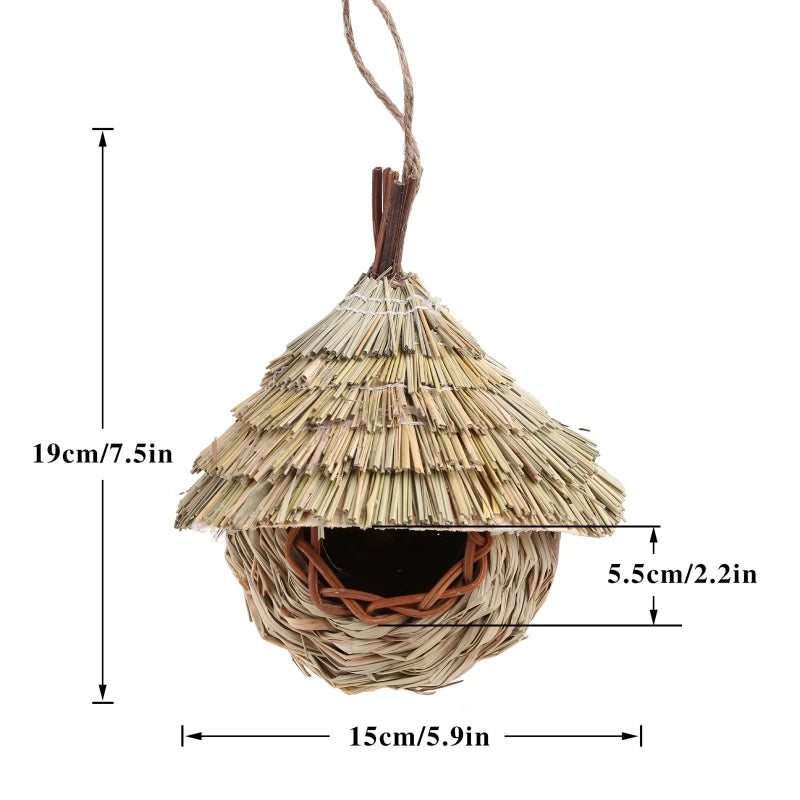 Dm Prime Fenix Loja de produtos para passaros - Casinha De Passarinho Ecológica Para Parques E Áreas Verdes - Casa de Passarinhos - 1 - Casa de Passarinhos Artesanal tamanho 19cm-15cm-5,5cm.