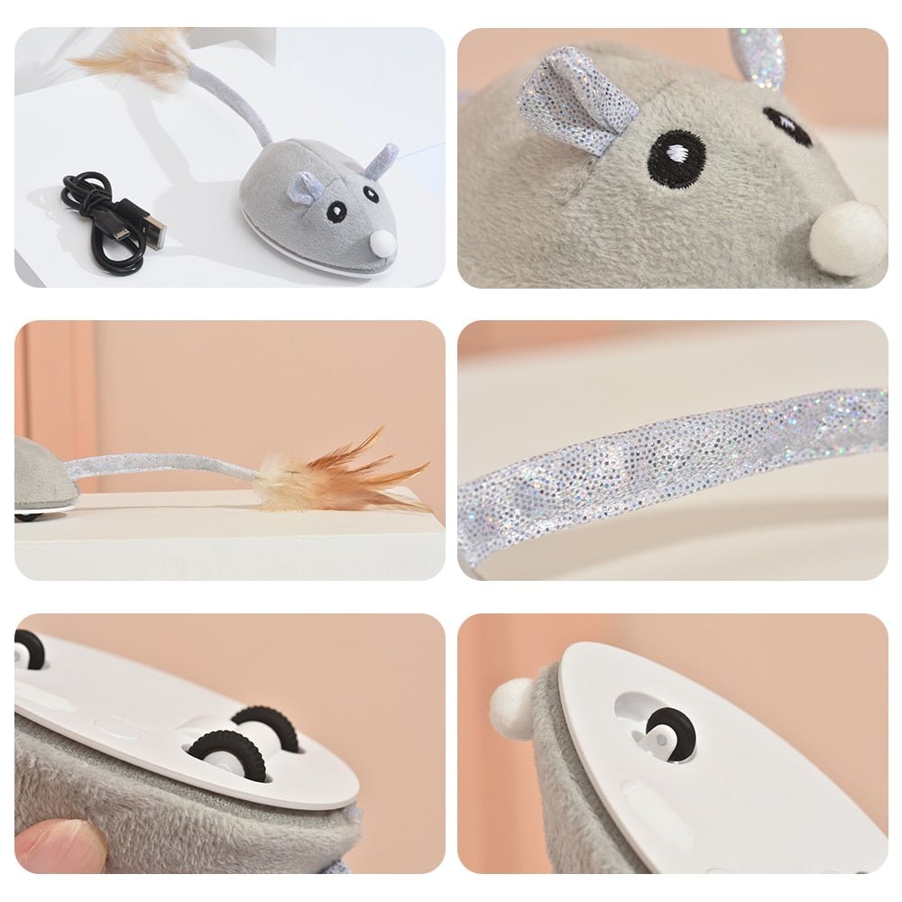 Dm Prime Fenix Loja de produtos para gato e cachorro - Brinquedo Para Gatos Em Formato De Rato - Brinquedo para gatos em formato de rato que promove atividade física