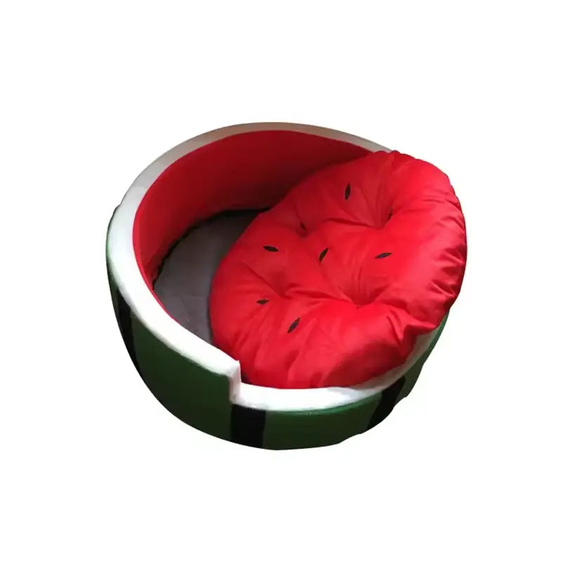 Dm Prime Fenix Loja de produtos para gato e cachorro - Caminha Melancia Lavável E Fácil De Limpar Para Pets - P - Caminha Melancia Para Pet almofada solta