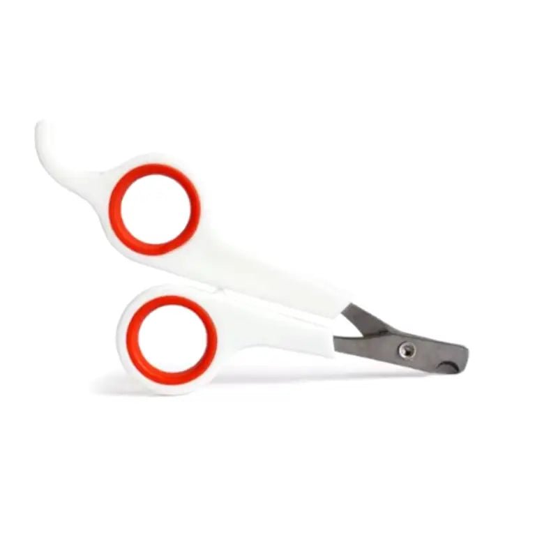Dm Prime Fenix Loja de produtos para gato e cachorro - Cortador De Unha Para Pets De Pequeno Porte - Branco e vermelho - Cortador de unha para pets de pequeno porte