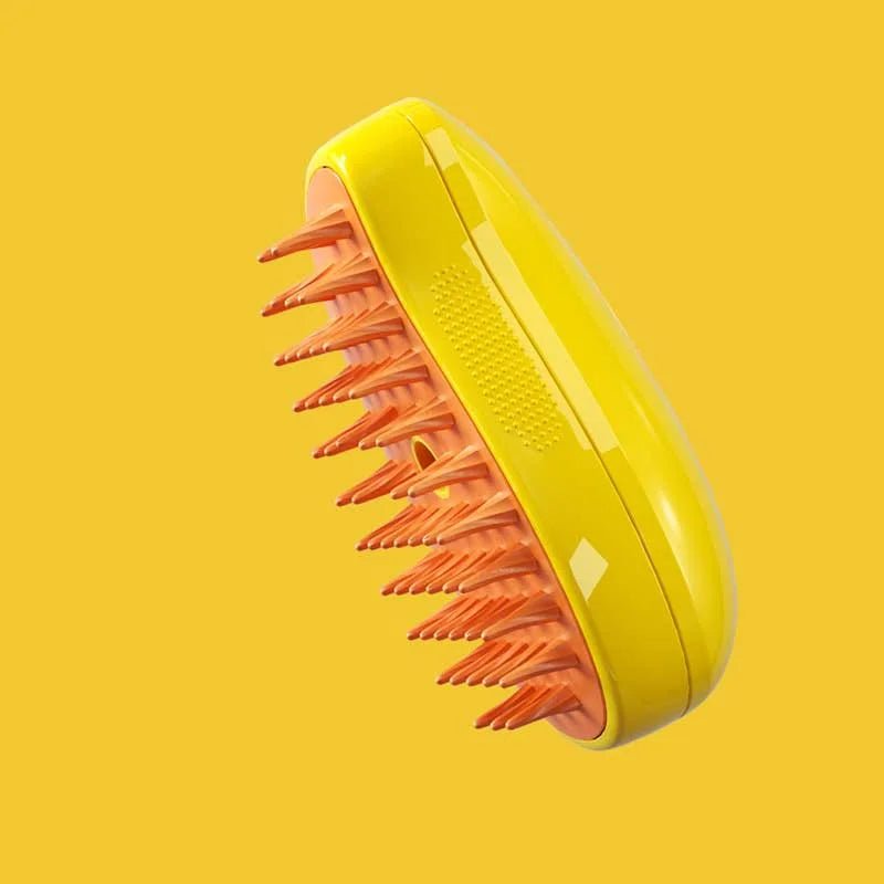 Dm Prime Fenix Loja de produtos para gato e cachorro - Escova Elétrica Portátil Para Cuidados Com A Pelagem De Pets - Amarelo - Escova Elétrica Portátil Para Cuidados Com A Pelagem De Pets