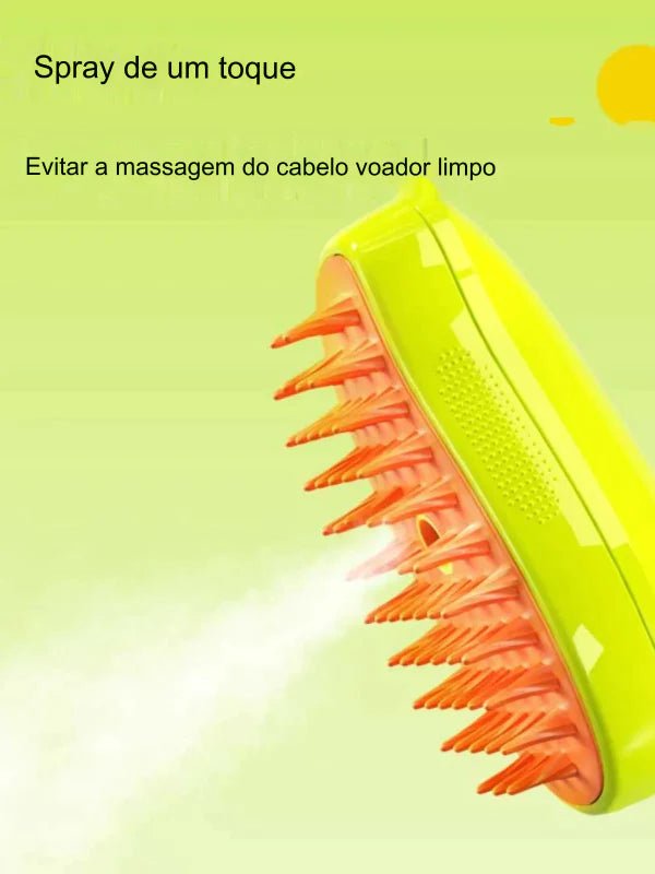 Dm Prime Fenix Loja de produtos para gato e cachorro - Escova Elétrica Portátil Para Cuidados Com A Pelagem De Pets - Amarelo - Escova Elétrica Portátil Para Cuidados Com A Pelagem De Pets