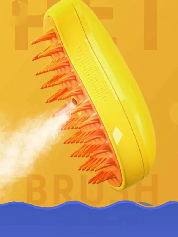Dm Prime Fenix Loja de produtos para gato e cachorro - Escova Elétrica Portátil Para Cuidados Com A Pelagem De Pets - Amarelo - Escova Elétrica Portátil Para Cuidados Com A Pelagem De Pets