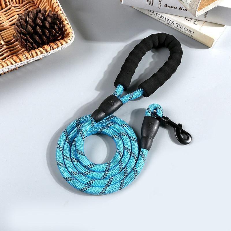 Dm Prime Fenix Loja de produtos para gato e cachorro - Guia Retratil Para Cachorro Emborrachada - Azul - 1.5M - Guia para Cachorro Emborrachada