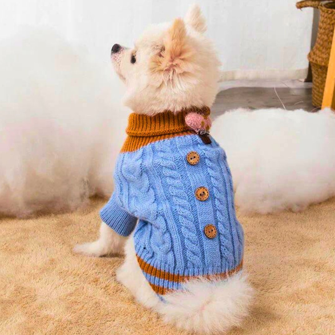 Dm Prime Fenix Loja de produtos para gato e cachorro - Roupinha de cachorro de tricô - Amarelo - PP - Fashion Tricot Para Cachorro e Gato