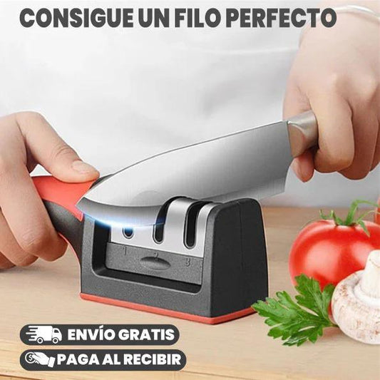 🔪Afilador de cuchillos y tijeras 3 en 1 ➕ ¡Cuchillo y Pelapapa de Regalo!🎁