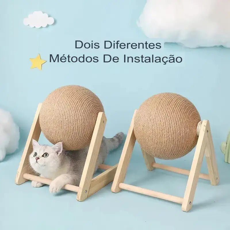 Dm Prime Fenix Loja de produtos para gato e cachorro - Arranhador Para Gatos Com Design Moderno E Resistente - Modelo L - Pequeno - Arranhador para gatos com design moderno e resistente