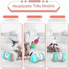 Dm Prime Fenix Loja de produtos para gato e cachorro - Brinquedo Eletrônico Automático Para Gatos Que Imita Caça - Brinquedo eletrônico automático para gatos que imita caça