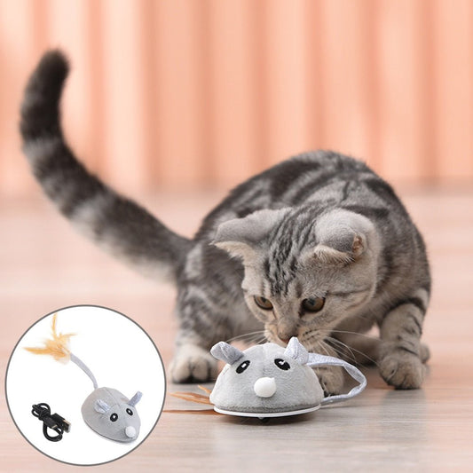 Dm Prime Fenix Loja de produtos para gato e cachorro - Brinquedo Para Gatos Em Formato De Rato - Brinquedo para gatos em formato de rato que promove atividade física