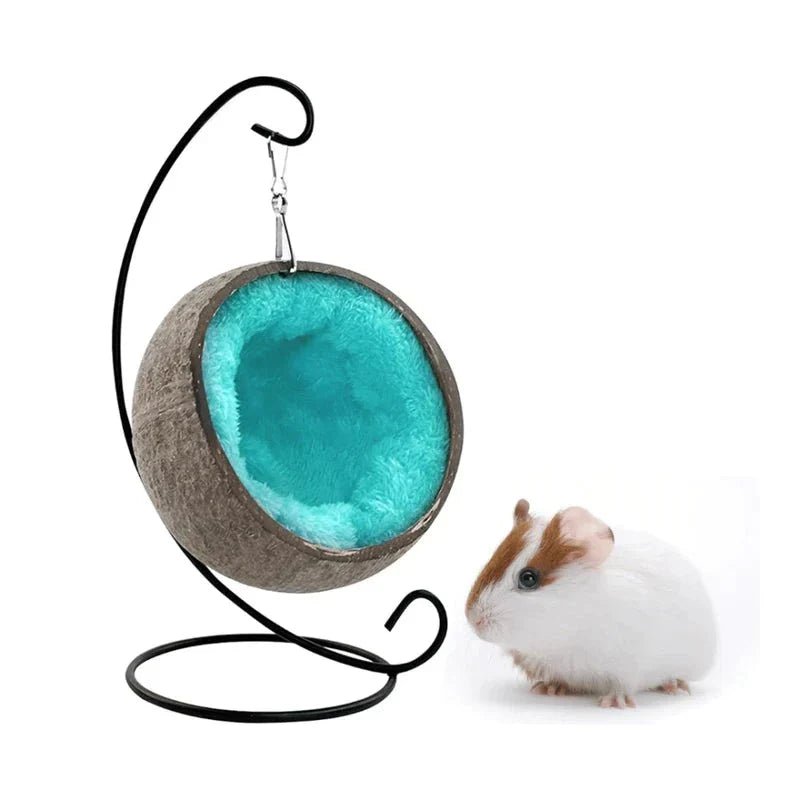 Dm Prime Fenix Loja de produtos para gato e cachorro - Cama Casca de Coco com Acolchoamento para Hamster - Acolchoamento - Caminha Casca de Coco com Acolchoamento para Hamster