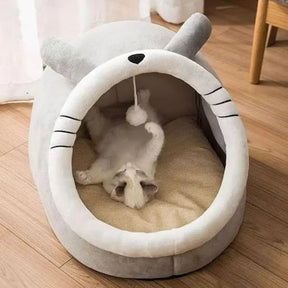 Dm Prime Fenix Loja de produtos para gato e cachorro - Cama Nuvem para Cats Com Desenhos - Ursinho - Pequeno (31x30x29cm) - Cama Nuvem para Cats com desenhos