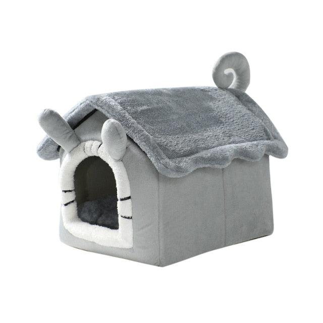 Dm Prime Fenix Loja de produtos para gato e cachorro - Casinha Pet Confortável Para Climas Frios - Cinza - S (ATÉ 2.5KG) - Casinha Pet Confortável Para Climas Frios