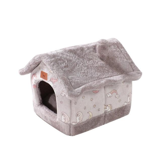 Dm Prime Fenix Loja de produtos para gato e cachorro - Casinha Pet Confortável Para Climas Frios - Cinza - S (ATÉ 2.5KG) - Casinha Pet Confortável Para Climas Frios