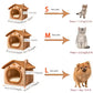 Dm Prime Fenix Loja de produtos para gato e cachorro - Casinha Pet Confortável Para Climas Frios - Cinza - L (ATÉ 4KG) - Casinha Pet Confortável Para Climas Frios