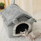 Dm Prime Fenix Loja de produtos para gato e cachorro - Casinha Pet Confortável Para Climas Frios - Cinza - S (ATÉ 2.5KG) - Casinha Pet Confortável Para Climas Frios