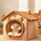 Dm Prime Fenix Loja de produtos para gato e cachorro - Casinha Pet Confortável Para Climas Frios - Cinza - S (ATÉ 1.5KG) - Casinha Pet Confortável Para Climas Frios