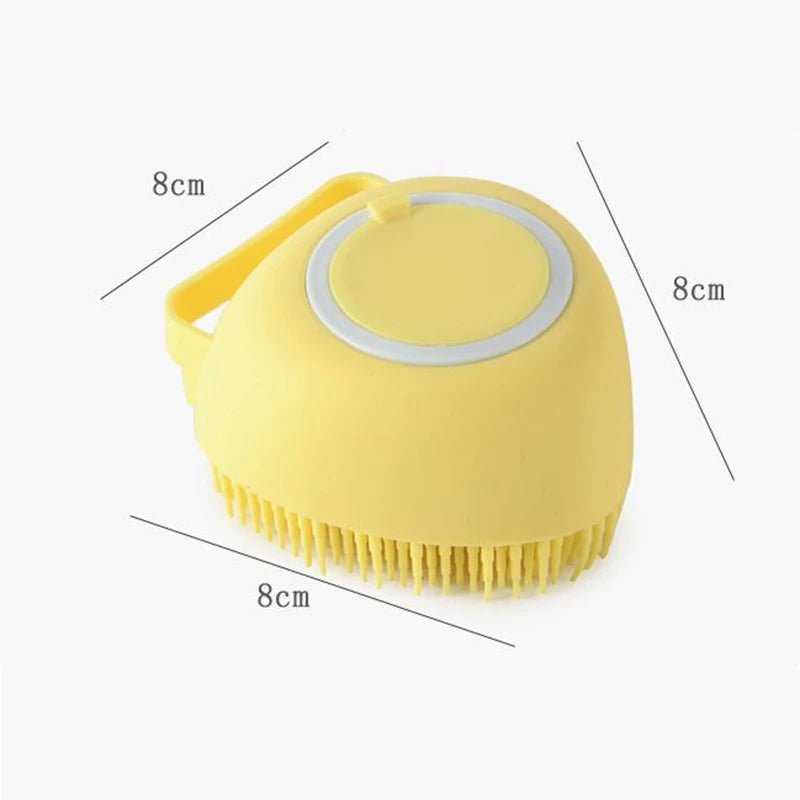Dm Prime Fenix Loja de produtos para gato e cachorro - Escova De Banho Para Remoção De Sujeira E Detritos Para Pets - Quadrado Azul - Escova De Banho Para Remoção De Sujeira E Detritos Para Pets