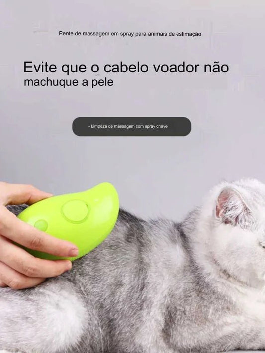 Dm Prime Fenix Loja de produtos para gato e cachorro - Escova Elétrica Portátil Para Cuidados Com A Pelagem De Pets - Amarelo - Escova Elétrica Portátil Para Cuidados Com A Pelagem De Pets
