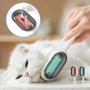 Dm Prime Fenix Loja de produtos para gato e cachorro - Escova Para Pets Com Função De Massagem E Remoção De Pelos - Rosa - Escova Para Pets Com Função De Massagem E Remoção De Pelos