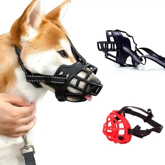 Dm Prime Fenix Loja de produtos para gato e cachorro - Focinheira de Cachorros Ultra Macia - Preta - 1 - Focinheira Ultra Macia para Cachorros