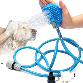 Dm Prime Fenix Loja de produtos para gato e cachorro - Luva de Massagem com Mangueira de Silicone para Banho Pet - azul - Luva de Massagem com Mangueira de Silicone para Banho Pet