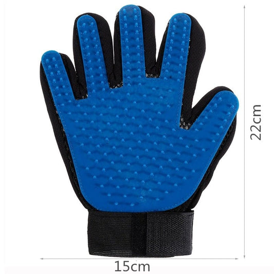 Dm Prime Fenix Loja de produtos para gato e cachorro - Luva Removedora De Pelos Para Pets - Azul - Mão Esquerda - Luva Removedora De Pelos Para Pets