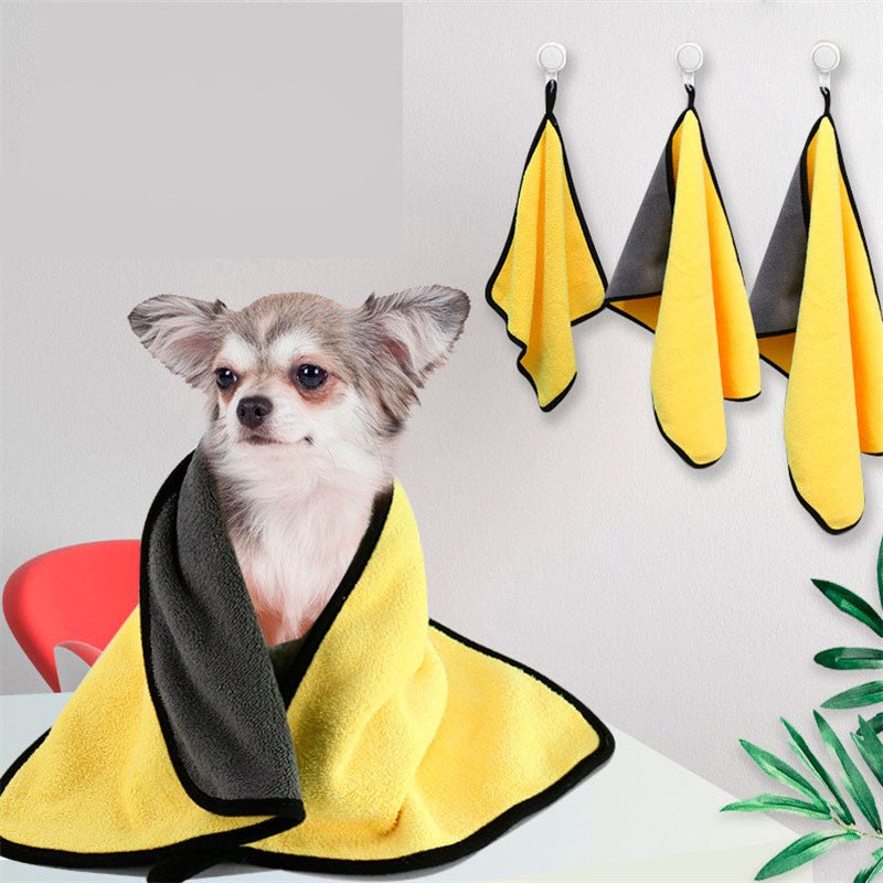 Dm Prime Fenix Loja de produtos para gato e cachorro - Toalha ultra absorvente para secar pets de forma rápida - P - 30x30cm - Toalha Ultra Absorvente Para Cachorro e Gato